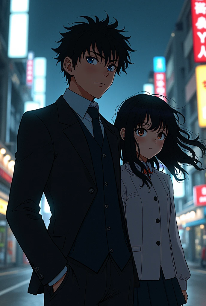 Tokyo revengens Manjiro sano along with juli a girl with black curly hair and dark brown eyes