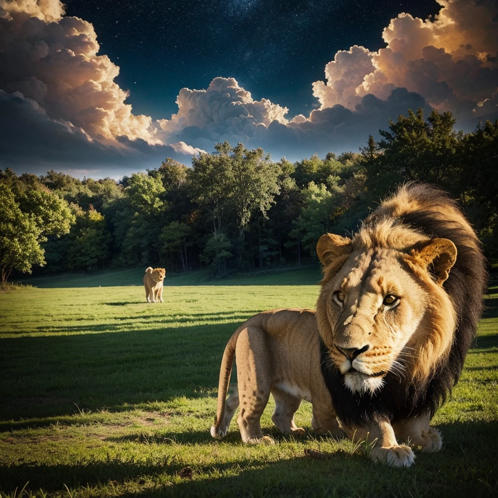 Space,lion,Farming,