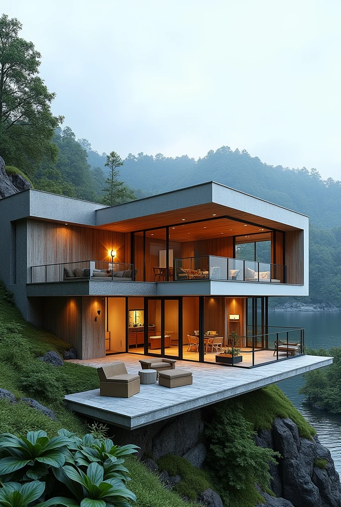 Generate the image of a modern home