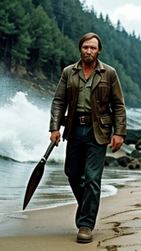 This town, once a picture-perfect postcard of Americana, becomes a battleground where man faces nature's most fearsome creature. Chief Brody, a weathered lawman with a heart full of duty, teams up with a salty sea captain, Quint, and a brilliant but eccentric marine biologist, Hooper. Together, they embark on a desperate mission to slay the beast that threatens their community.