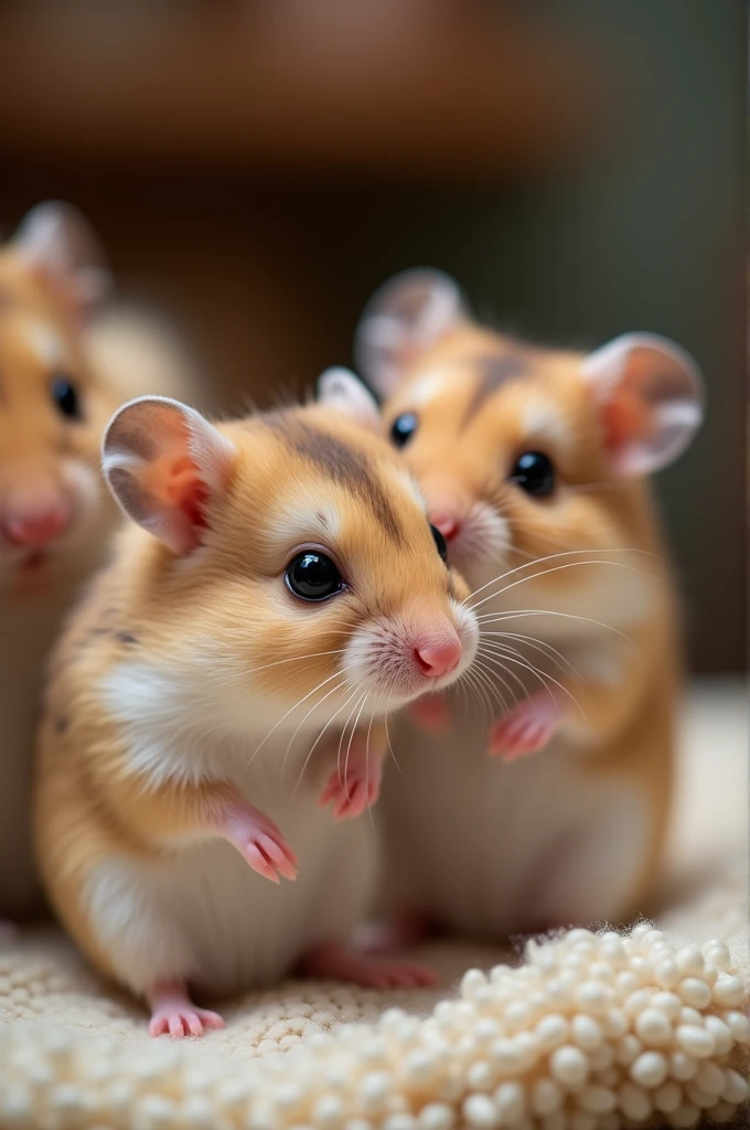 Introducing the perfect new addition to your family: adorable, hand-tamed hamsters from Karachi Pets! Our friendly, gentle hamsters are socialized and ready to bring joy and companionship to your home. Visit us today to meet your new furry friend and find out why our hand-tamed hamsters are the best pets you can have. Hurry, they’re waiting for you!"