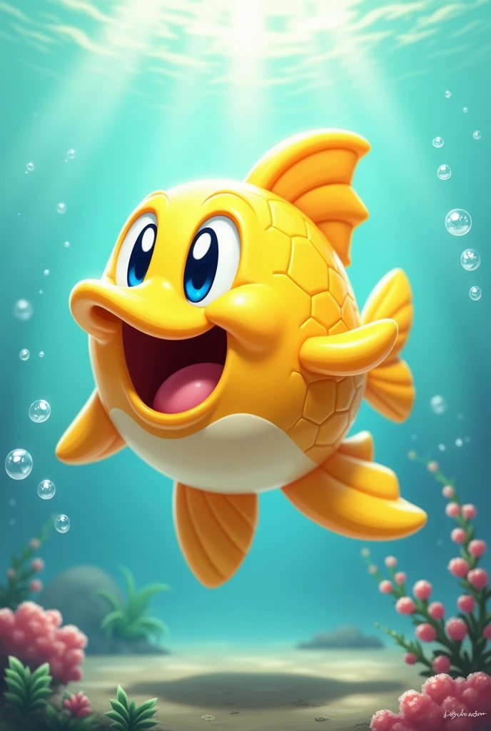 Yellow chep-chep from super mario