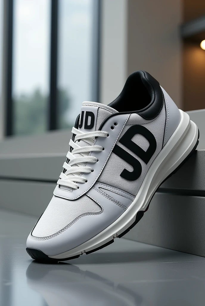 Sneaker with the initial jd