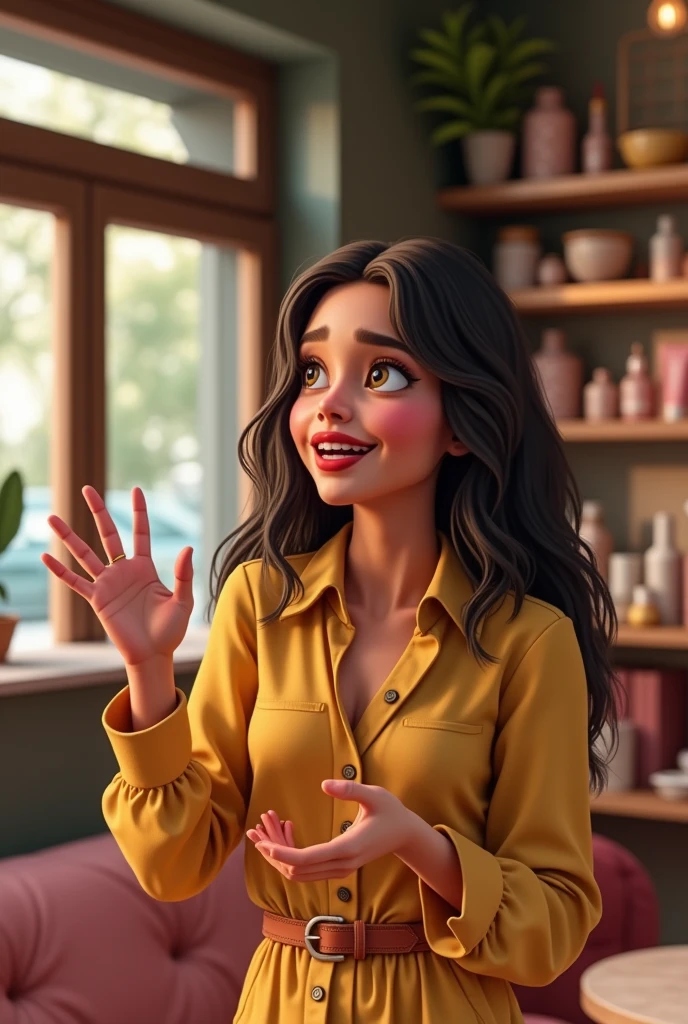 get her talking about the new beauty store Lushy