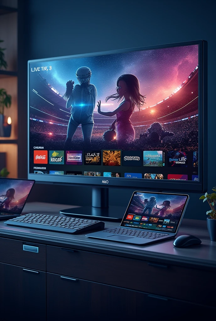 Streaming Online, Live TV, Cinema, Movies, Series, Online Channels, Sports Channels, and More for Android, iOS, and more.