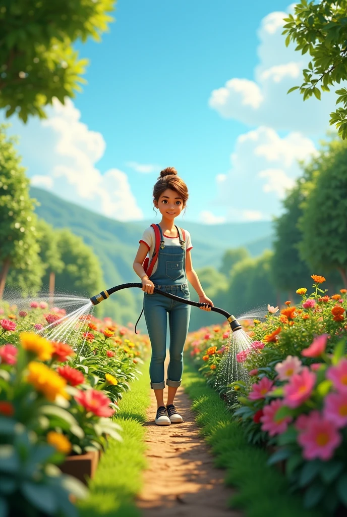 Garden and sprayer