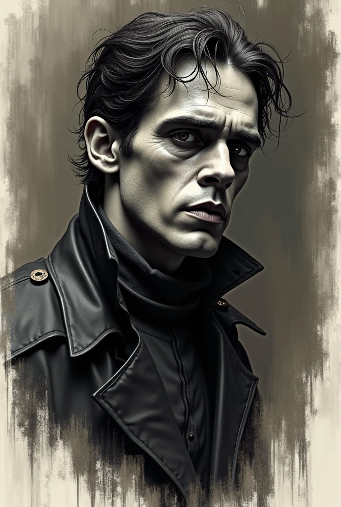 Victor sketch inspired by the book frankenstein