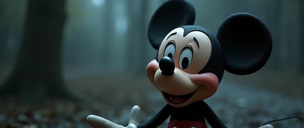 Mickey mouse chorando