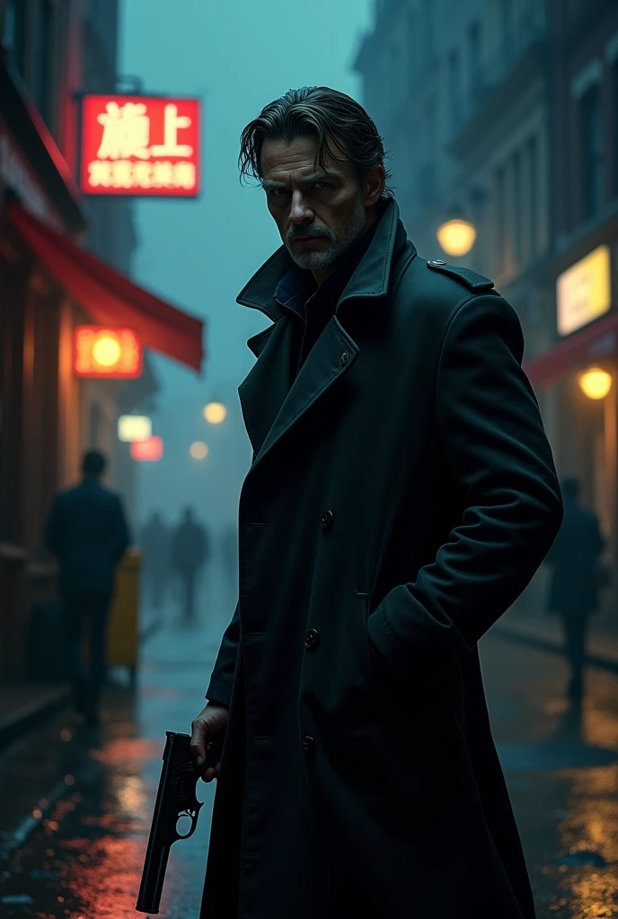 A male detective