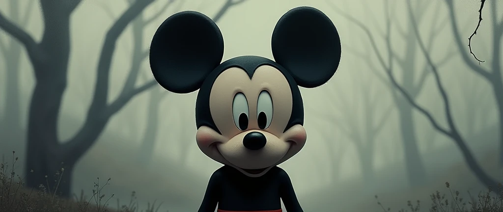 Mickey mouse triste