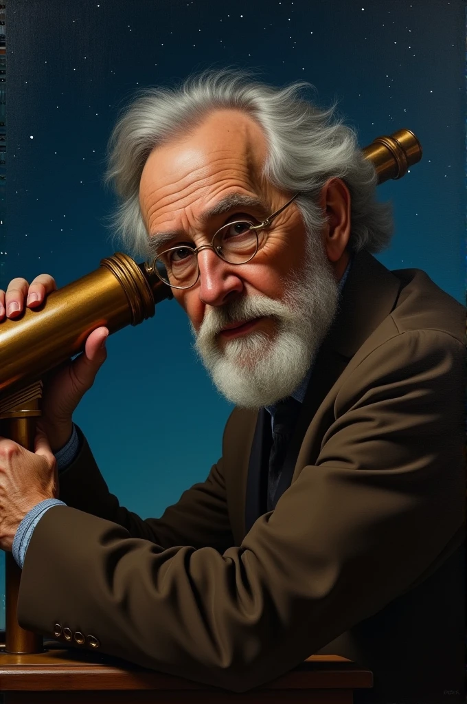 Bradley with a telescope looking at the stars)
Bradley: I discovered stellar aberration, confirming that light travels at a finite speed.
Support Huygens' theory!