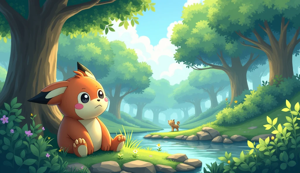 Pokémon、A short break in Hiroki Forest