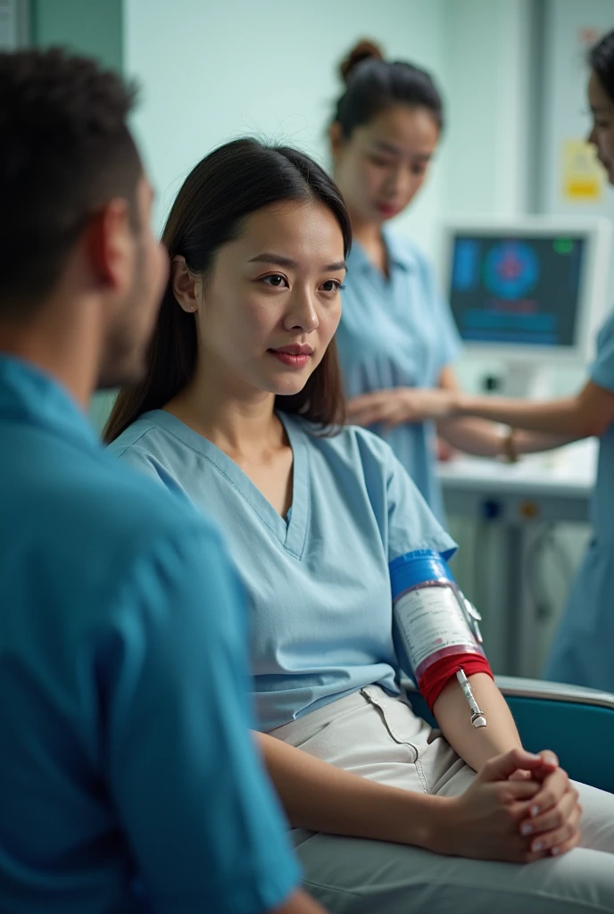Generate a person by donating blood