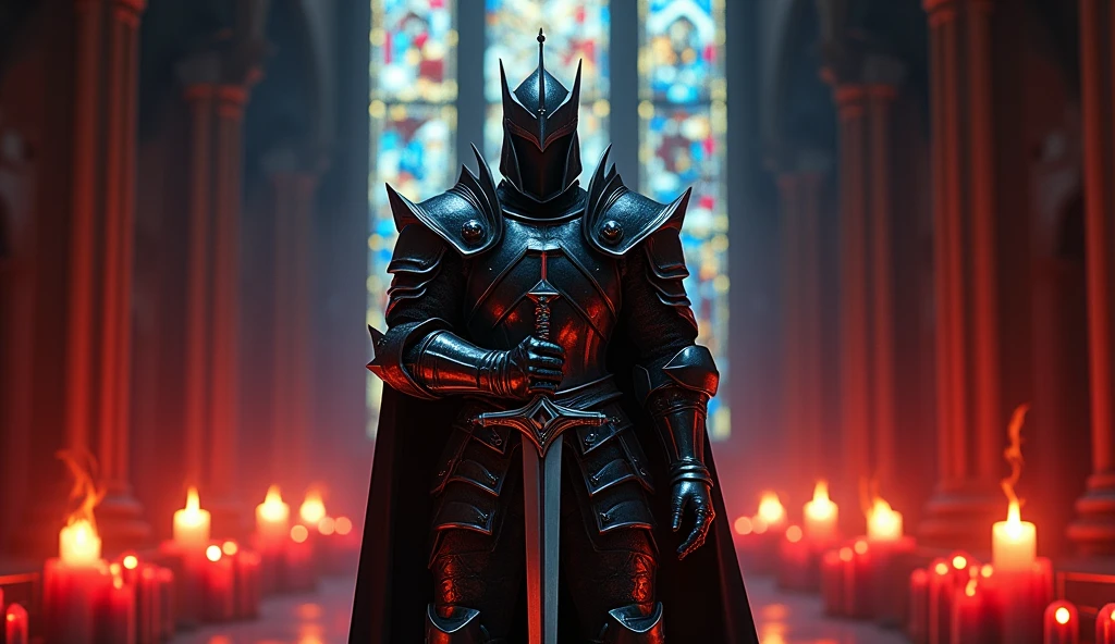 8k、Equipped with dark knight armor and sword ,large stained glass ,(number々の賞を受賞したmasterpiece、Incredible detail、Texture、Maximum details)red flame candlearafed image of a man in a white robe holding a sword, shadowbringers cinematic, by Yang J, square enix cinematic art, anime epic artwork, graphic artist magali villeneuve, from arknights, 2. 5 d cgi  fantasy artwork, fanart best artstation, with large sword, epic fantasy art style hd,  wallpaper 8 k, High resolution, masterpiece, Highest quality, Intricate details, Very detailed, Clear focus, practical skin texture, texture, Shot with Canon, 85mm, Shallow and deep, Kodak Vision Color, Exactly, Very detailed, photograph_\(Extremist\), photographpractical, practical, Post-processing, Maximum details, Roughness, Real Life, Extremist practical, Photorealism, photographgraphy, 8K Ultra HD, photographgraphy