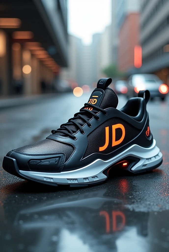 Future sneaker style with jd and zup initials