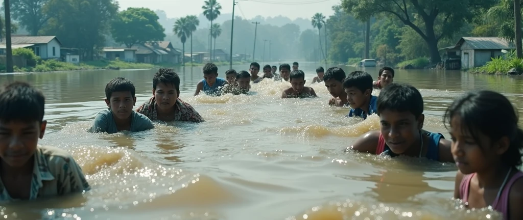 বাংলাদেশের বন্যার ছবও