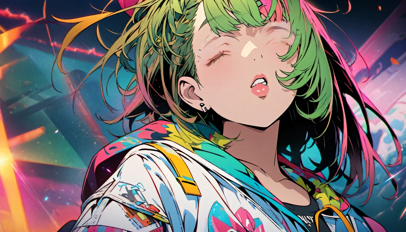 (closed eyes)