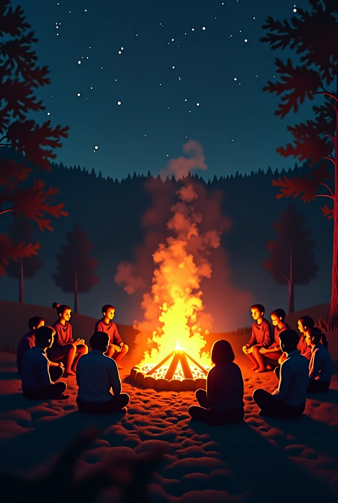 just a bonfire　