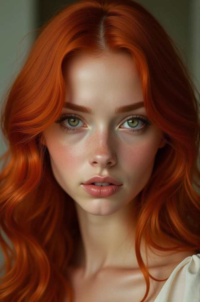 Red-haired woman