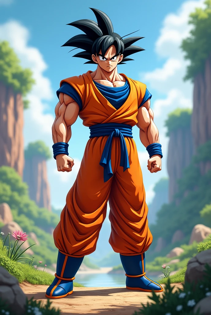 Ultra realistic Goku in real life