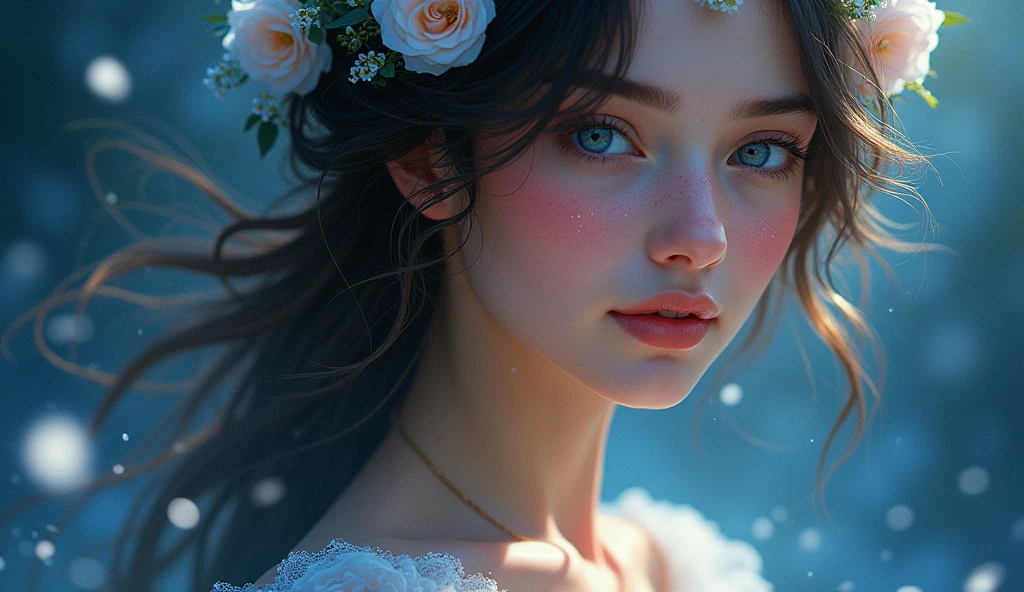 the beginning)
The magic in the eyes, the smile on the lips, bright as the moon, that beautiful girl is the clouds, the cheeks are roses, the world is at the feet, like a dream.(The first stanza)
When she walks, like the breeze, the queen of dreams, the queen of the heart, like the waves, the beautiful girl with a wavy gait, is amazing.(Course)
That beautiful girl, the resolution of the heart of moonlit nights, that spring hidden in the eyes, thousands of secrets, the beautiful girl, is special(Second stanza)
The shadows of the eyelids are deep, the nights are its glow, like books, innocence on the face, magic in the heart, beautiful girl, that is perfection.(Course)
That beautiful girl, the resolution of the heart of moonlit nights, that spring hidden in the eyes, thousands of secrets, the beautiful girl, is special(The end)
When they come to the party, let them shine, even the moon should blush, let them smile and let their hearts say, this is the dream of the beautiful girl, she is amazing.