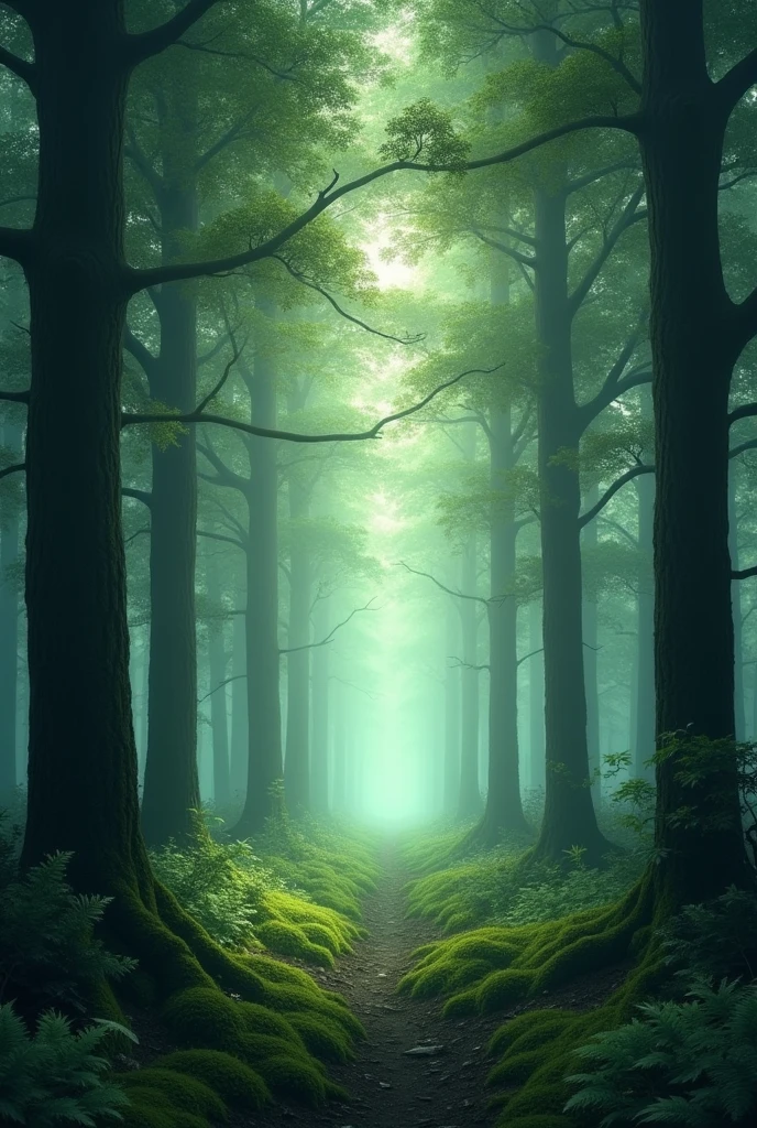 a forest in which no animal noise is heard