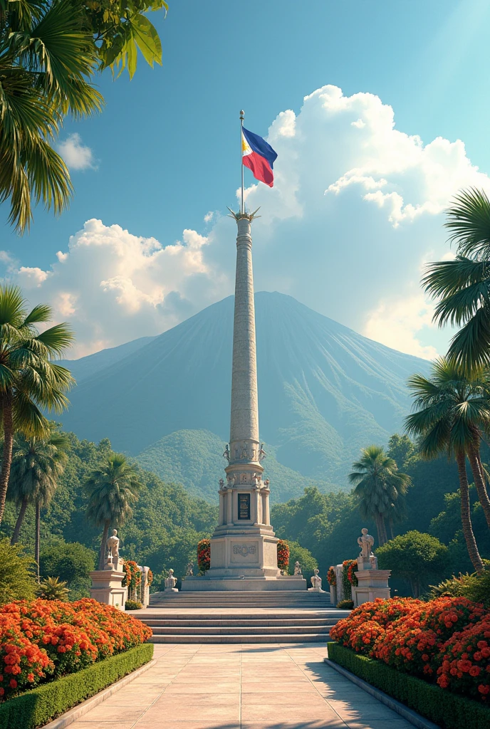 Make a photorealism about National Heroes Day in the Philippines, do not include people.