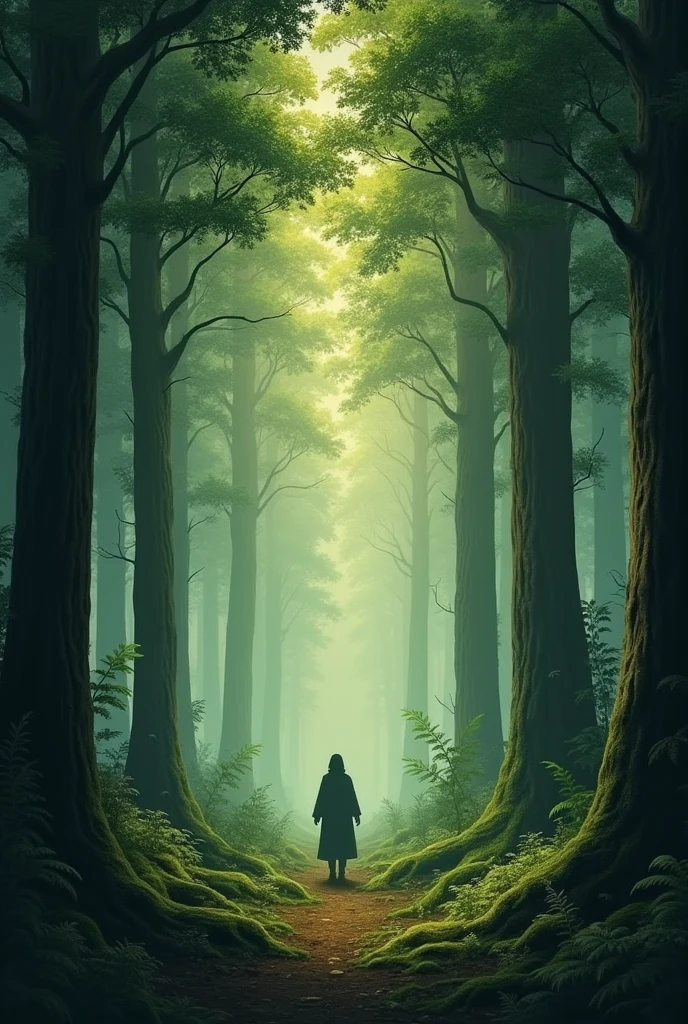 in a forest where nothing can be heard