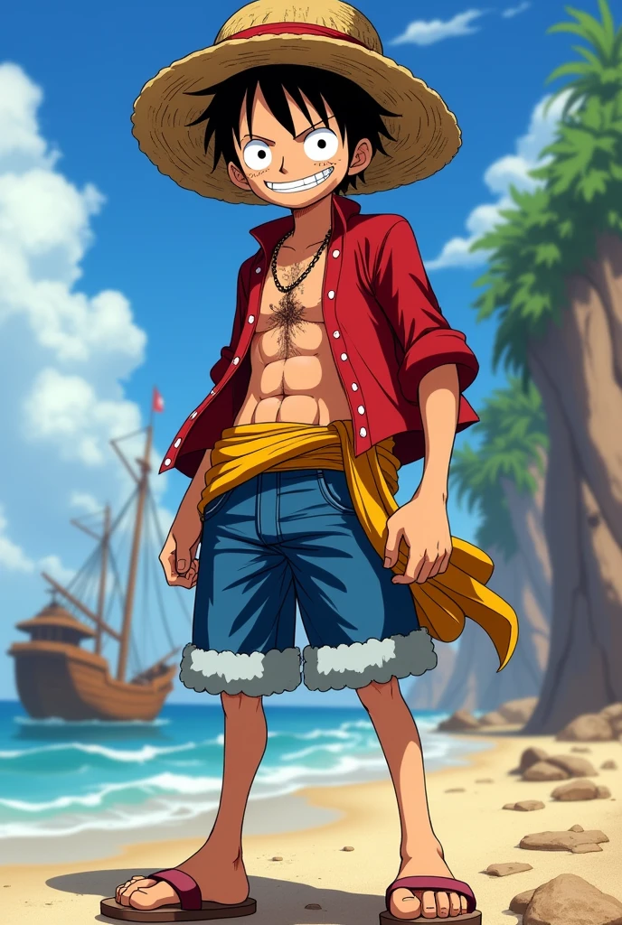 Monkey D. Luffy is the protagonist of the series "One Piece", created by Eiichiro Oda. He is the captain of the Straw Hat Pirates and dreams of finding the legendary treasure "One Piece" to become the Pirate King.
Here are Luffy's main characteristics:
- **Appearance**: Luffy is a young man with a lean and muscular physique., skin tanned, short black hair and big round eyes. He is easily recognized by his straw hat, which he almost never takes off and has great sentimental value to him. Luffy wears an open red shirt, shorts jeans e sandálias.
- **skills**: Luffy possesses elastic abilities due to consuming the Gomu Gomu no Mi., a Paramecia-type Devil Fruit, that turns your body into rubber. This allows you to stretch any part of your body to great distances., as well as granting you impressive physical resistance and immunity to bullets and common physical attacks.. Throughout the series, Luffy develops several powerful techniques, como o Gear Second e o Gear Third, that dramatically increase your strength and speed.
- **Personalidade**: Luffy is known for his carefree nature., optimistic and fearless. He has an insatiable hunger, especially because Roronoa Zoro is one of the main characters in the anime and manga "One Piece", created by Eiichiro Oda. He is an extremely skilled swordsman and one of the first members to join the Straw Hat crew., led by Monkey D. Luffy.
Here are some of Roronoa Zoro's defining characteristics::
- **Appearance**: Zoro has a muscular physical build., skin tanned e cabelo curto de cor verde. He is easily recognized by his black bandana., which he ties around his head during intense battles. Geralmente, he wears a white shirt and black pants, but his appearance may vary slightly throughout the series.
- **swords**: Zoro is famous for his fighting technique called "Santoryu" ou "Estilo de Três swords", where he wields three swords