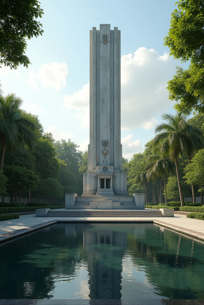 Make a photorealism about National Heroes Day in the Philippines, do not include people. Do not use a castle, use a monument instead