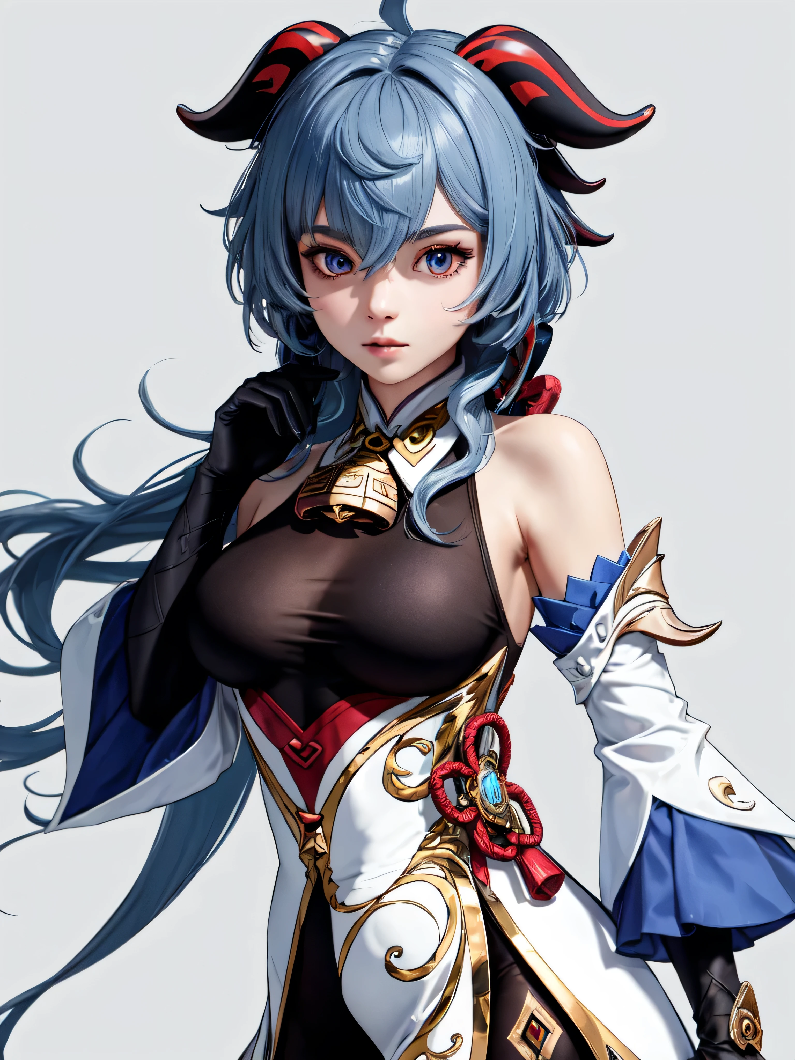 (8k), sharp focus, highres, 1girl, upper body, ganyudef, (high quality:1.2), (high detail:1.2), (masterpiece:1.2), (extremely detailed:1.2)