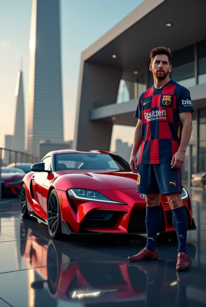 Messi with a supra