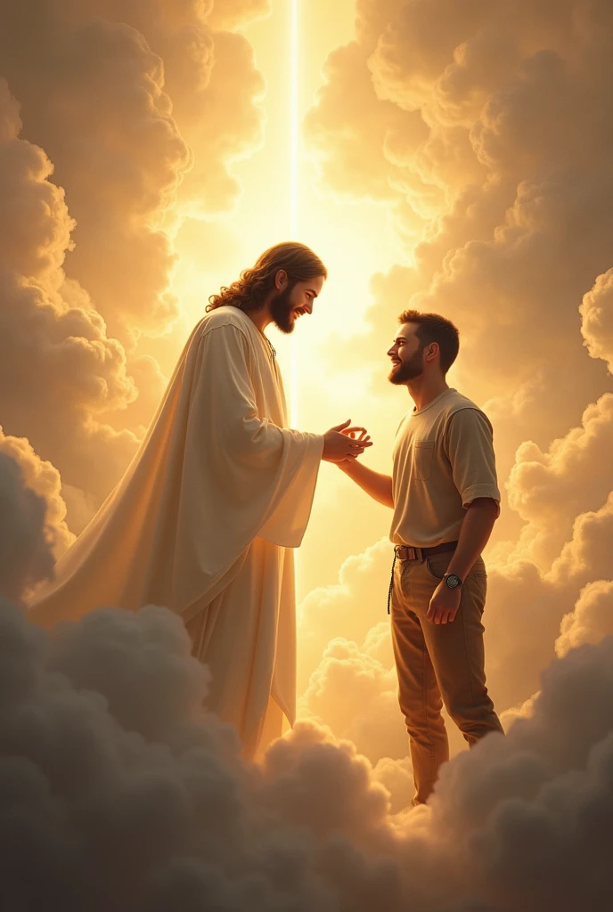 jesus christ greeting jason barton from heaven