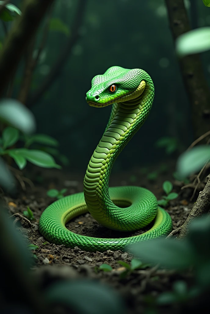 green-hooded rattlesnake
