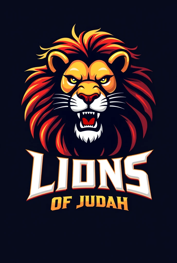 Football team logo with the name of the Lions of Judah