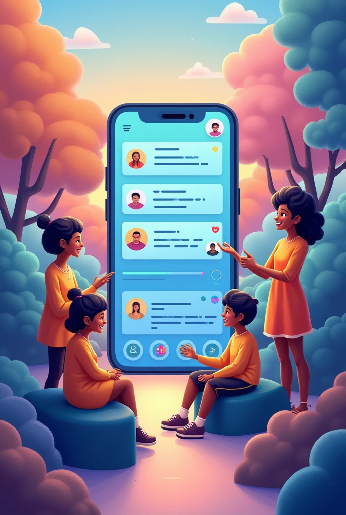 Create an image about assistive technology in an app