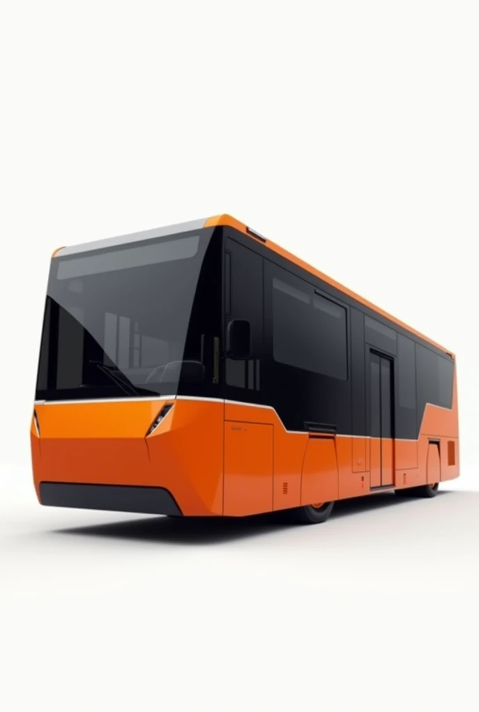 Generates an image like a logo or icon of the front of a modern mass transit system bus, that has its main colors orange, Gray and white.
THAT IT LOOKS MORE MODERN AND A LITTLE MORE REALISTIC.
perfect. Ahora que el color predominante sea el naranja
perfect. Now the whole background is white and the panoramic glass is smaller so that the orange body is bigger.
Let it look clear.