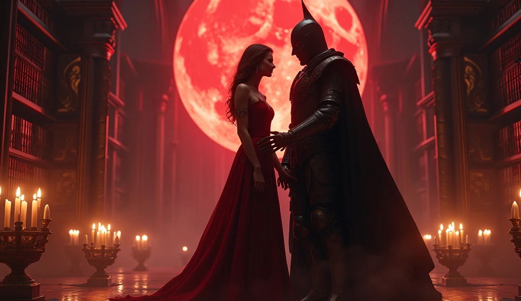 8k、 big red moon , glamorous woman dark knight ,zoom up(number々の賞を受賞したmasterpiece、Incredible detail、Texture、Maximum details),purple flame candle, (summoning magic),(The moonlight at night is beautiful), (Demon King's Castle),(dark organization)arafed image of a group of people in a church with candles,lit candle, dark cinematic concept art, elegant cinematic fantasy art, photorealistic dark concept art, by Beeple, dark robes, wojtek fus, gothic epic library concept, gothic epic library, epic cinematic concept art, dark concept art, Beeple and mike winkelmann, symmetrical epic fantasy art, High resolution, masterpiece, Highest quality, Intricate details, Very detailed, Clear focus, practical skin texture, texture, Shot with Canon, 85mm, Shallow and deep, Kodak Vision Color, Exactly, Very detailed, photograph_\(Extremist\), photographpractical, practical, Post-processing, Maximum details, Roughness, Real Life, Extremist practical, Photorealism, photographgraphy, 8K Ultra HD, photographgraphy