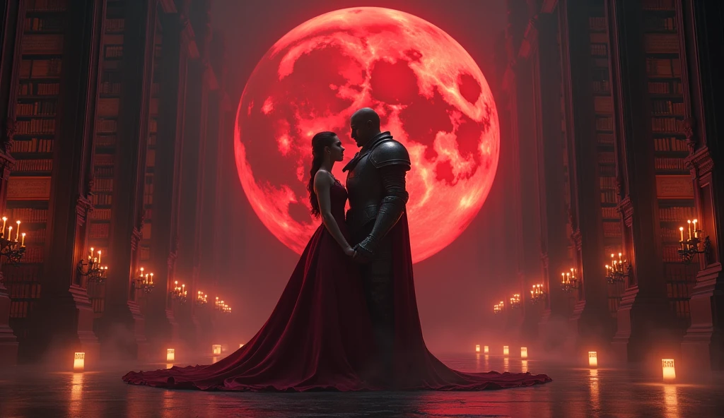 8k、 big red moon , glamorous woman dark knight ,zoom up(number々の賞を受賞したmasterpiece、Incredible detail、Texture、Maximum details),purple flame candle, (summoning magic),(The moonlight at night is beautiful), (Demon King's Castle),(dark organization)arafed image of a group of people in a church with candles,lit candle, dark cinematic concept art, elegant cinematic fantasy art, photorealistic dark concept art, by Beeple, dark robes, wojtek fus, gothic epic library concept, gothic epic library, epic cinematic concept art, dark concept art, Beeple and mike winkelmann, symmetrical epic fantasy art, High resolution, masterpiece, Highest quality, Intricate details, Very detailed, Clear focus, practical skin texture, texture, Shot with Canon, 85mm, Shallow and deep, Kodak Vision Color, Exactly, Very detailed, photograph_\(Extremist\), photographpractical, practical, Post-processing, Maximum details, Roughness, Real Life, Extremist practical, Photorealism, photographgraphy, 8K Ultra HD, photographgraphy