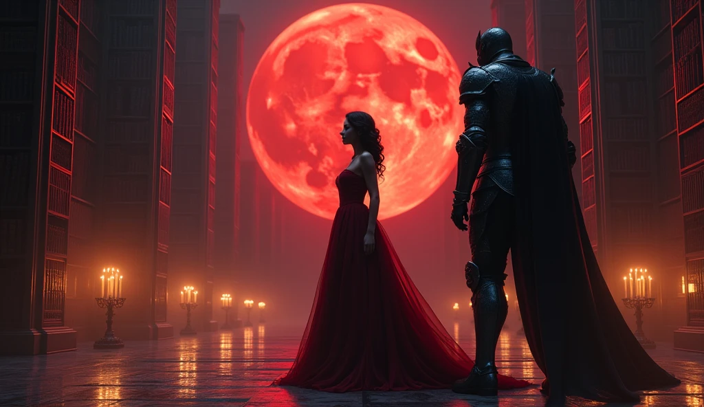 8k、 big red moon , glamorous woman dark knight ,zoom up(number々の賞を受賞したmasterpiece、Incredible detail、Texture、Maximum details),purple flame candle, (summoning magic),(The moonlight at night is beautiful), (Demon King's Castle),(dark organization)arafed image of a group of people in a church with candles,lit candle, dark cinematic concept art, elegant cinematic fantasy art, photorealistic dark concept art, by Beeple, dark robes, wojtek fus, gothic epic library concept, gothic epic library, epic cinematic concept art, dark concept art, Beeple and mike winkelmann, symmetrical epic fantasy art, High resolution, masterpiece, Highest quality, Intricate details, Very detailed, Clear focus, practical skin texture, texture, Shot with Canon, 85mm, Shallow and deep, Kodak Vision Color, Exactly, Very detailed, photograph_\(Extremist\), photographpractical, practical, Post-processing, Maximum details, Roughness, Real Life, Extremist practical, Photorealism, photographgraphy, 8K Ultra HD, photographgraphy