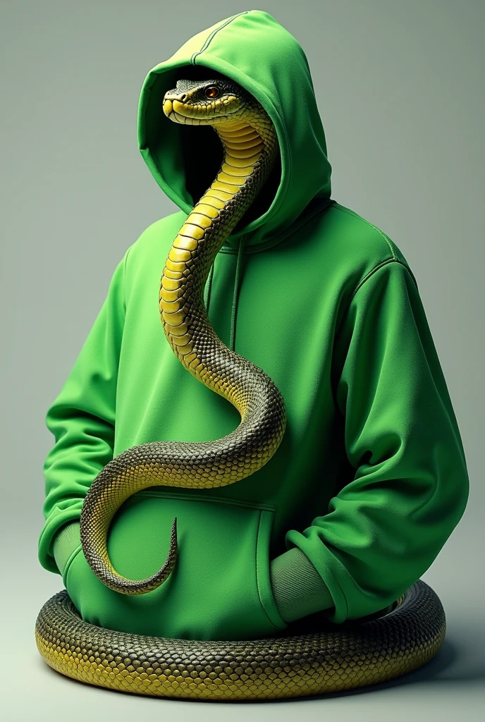 Crotalus adamanteus green hoodie