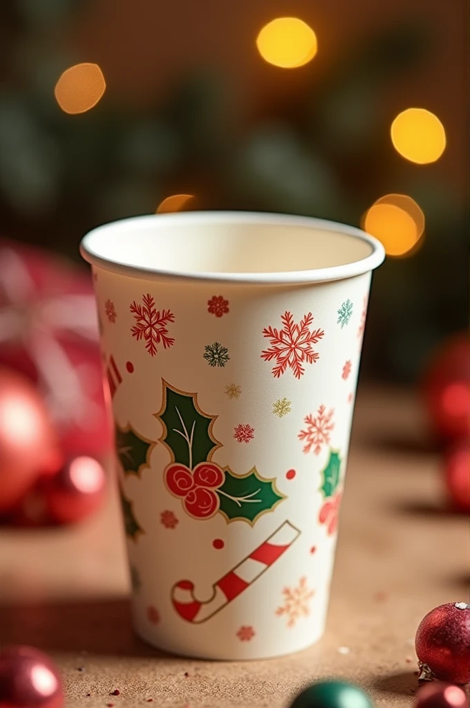 700ml Christmas themed paper cup