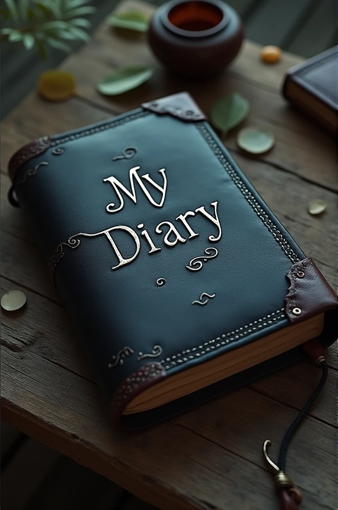 Black Cover Diary, with the inscription "My Diary" At the front.