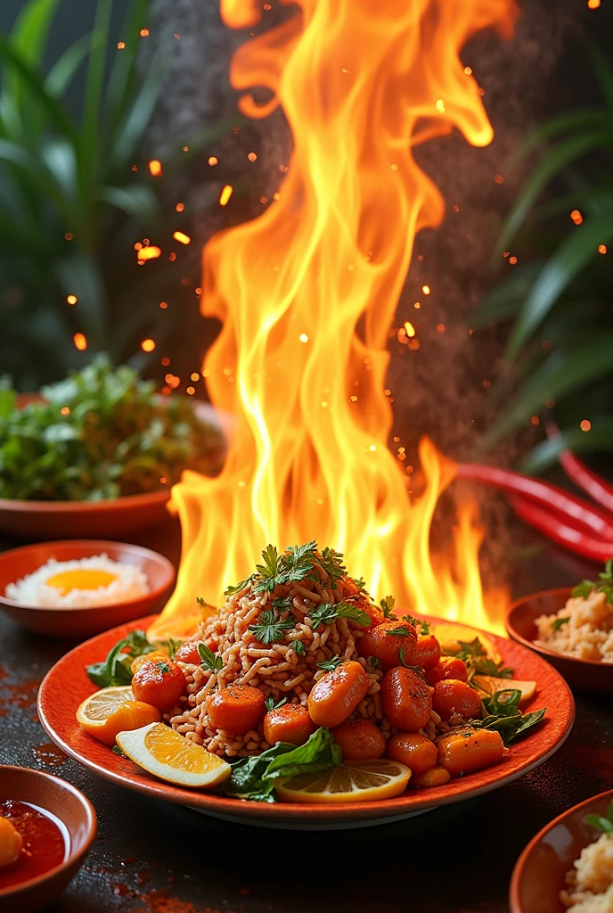 Make it fierce and Thai food