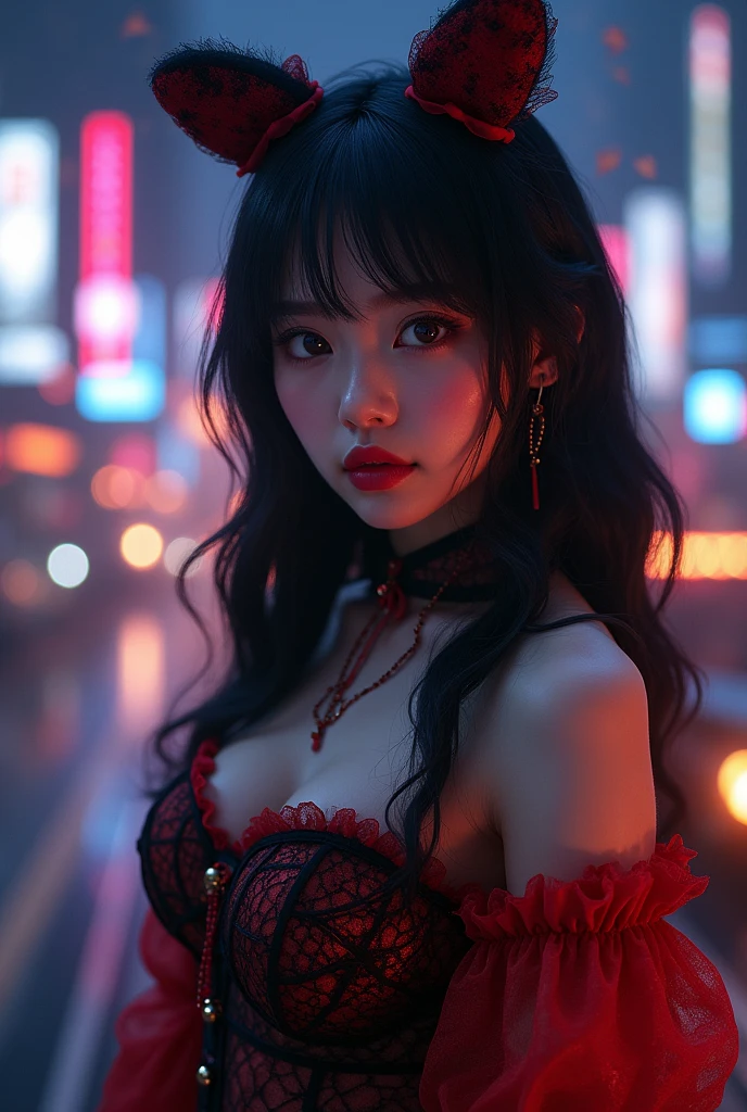 (masterpiece,best quality:1.4),(8k,raw photo,photo realistic:1.2),shiny skin,detailed skin,detailed face,detailed eyes,Detailed hands,Detailed Background、1girl,Japanese idol,(beautiful face),(Shining Eyes:1.1),、、Symmetrical eyes、、Great background、Great location、((セクシーなHalloween衣装))、(Detailed and very cute,Halloween,little teen,)、Beautiful night cityscape,,Full body portrait,,mysterious,Charming,nswf,sexy Instagram style