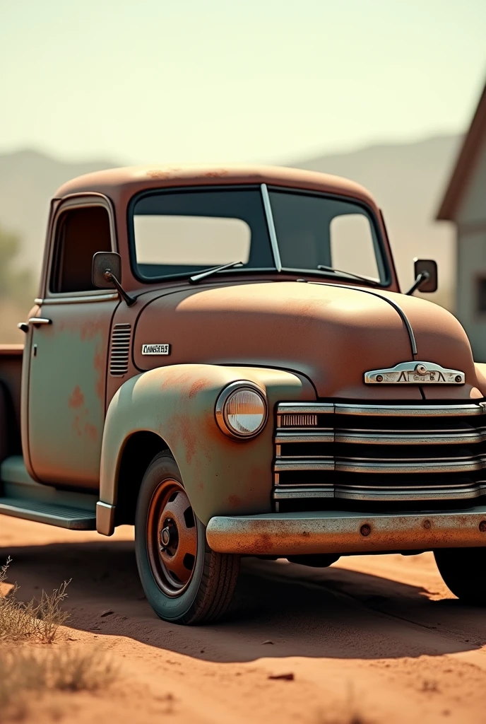 An old truck 3d animation