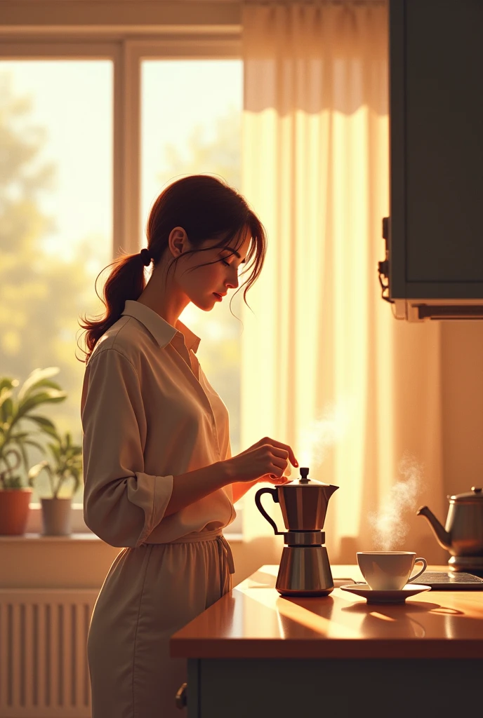 making coffee every morning is a relaxing start to my day