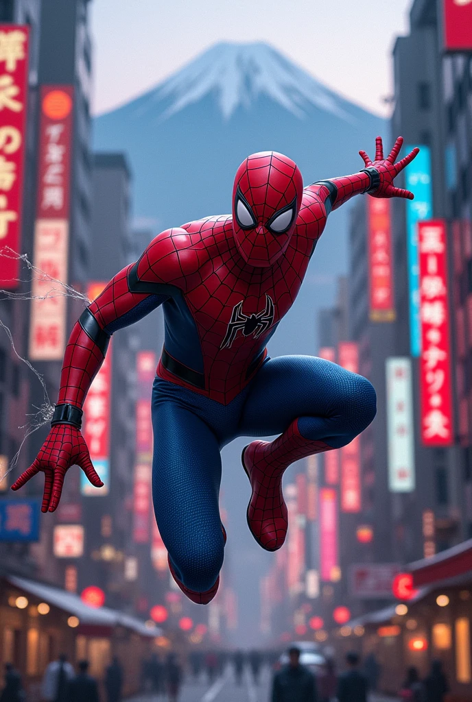 spiderman in japan
