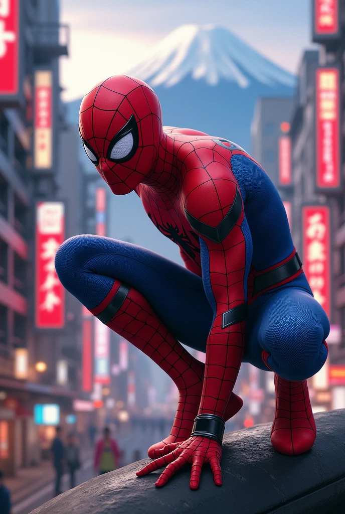 spiderman in japan