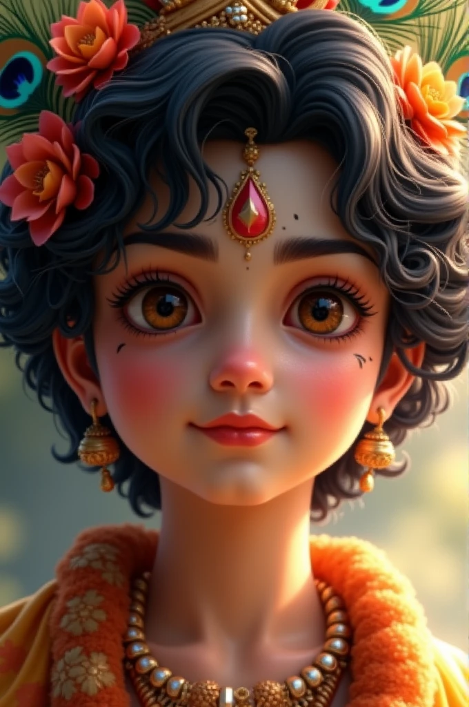 Young Krishna only face